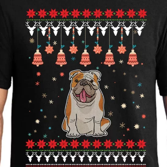 Bulldog Funny Gift For Christmas Funny Gift Pajama Set