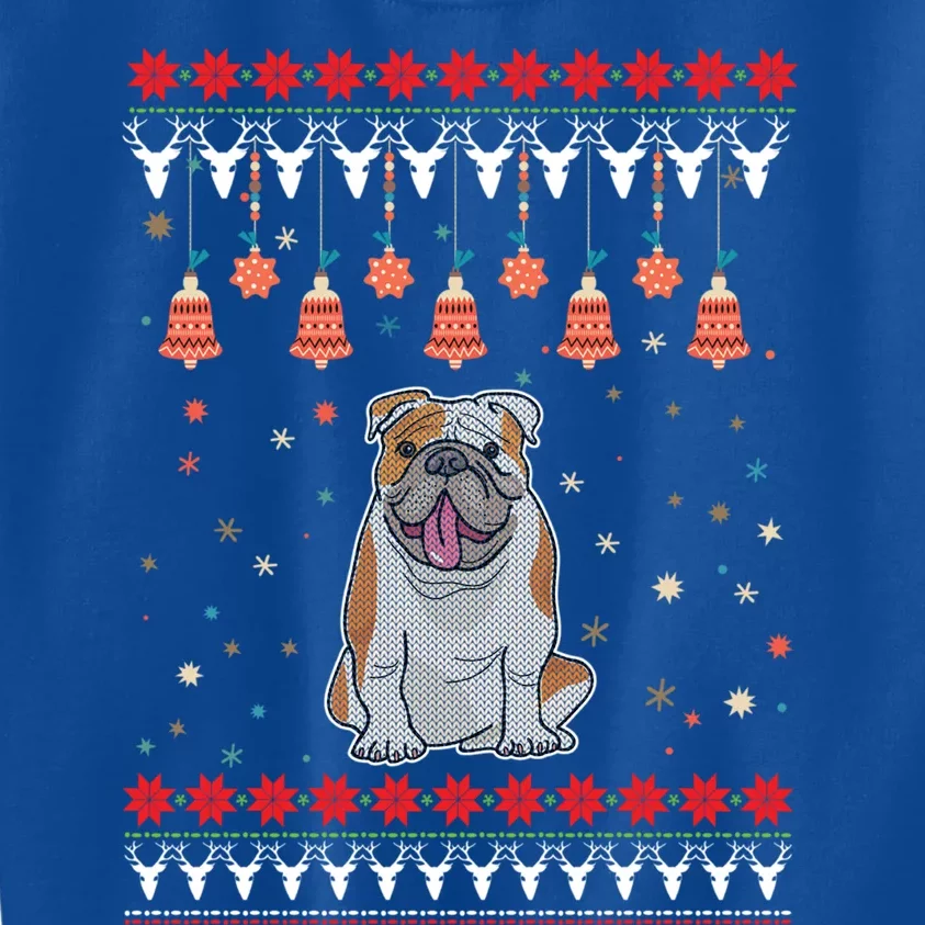 Bulldog Funny Gift For Christmas Funny Gift Kids Sweatshirt