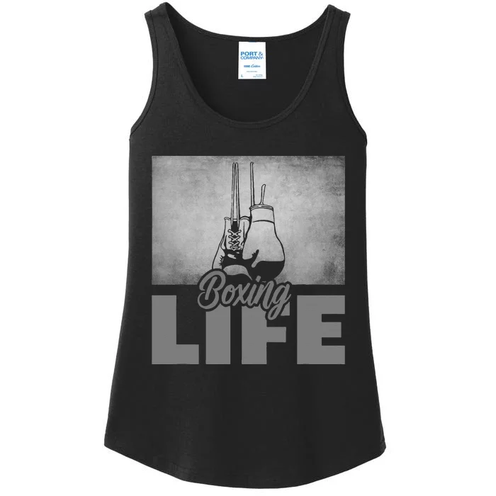 Boxing Funny Gift Ladies Essential Tank