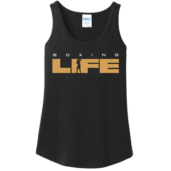 Boxing Funny Gift Ladies Essential Tank