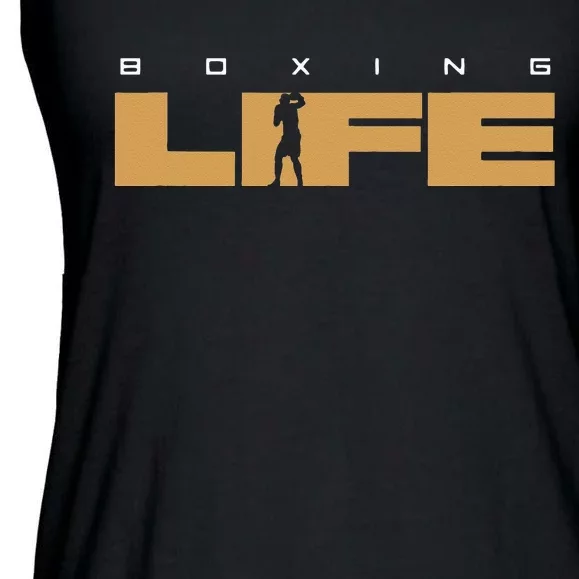 Boxing Funny Gift Ladies Essential Flowy Tank