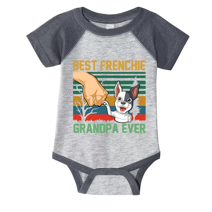 Best Frenchie Grandpa Ever Infant Baby Jersey Bodysuit