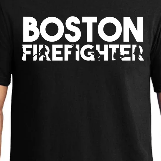 Boston Firefighter Gift Firefighter Dad Gift Great Gift Pajama Set