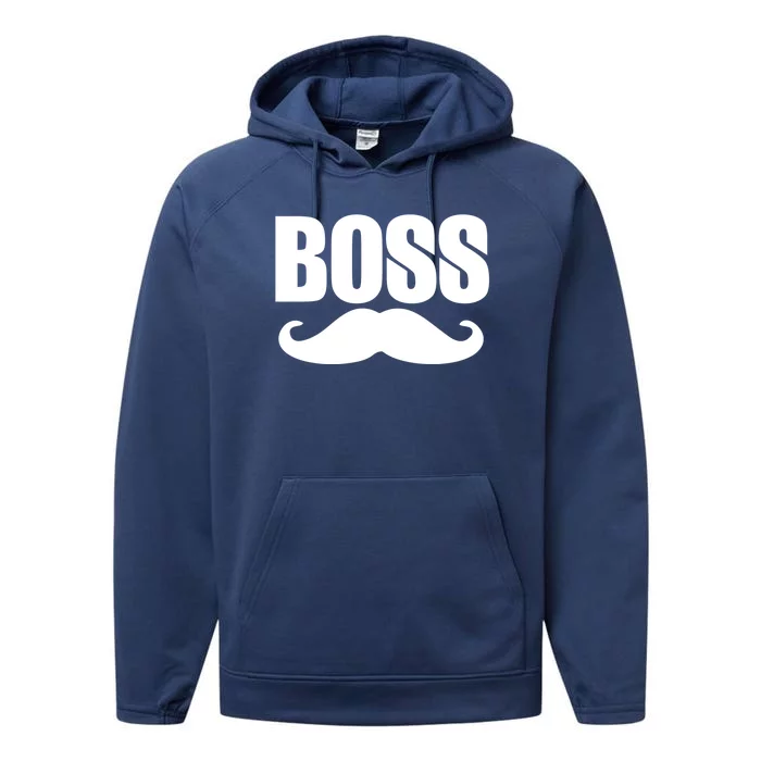 Boss Funny Gift Boss Gift Performance Fleece Hoodie