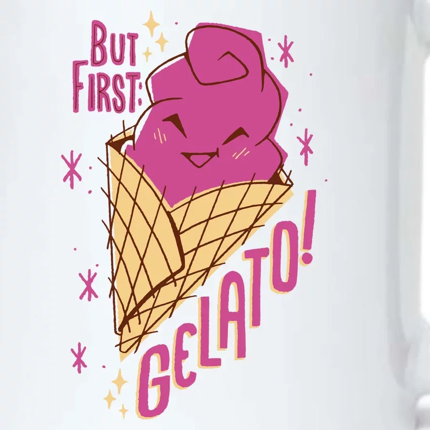 But First Gelato Cute Black Color Changing Mug