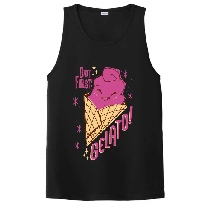 But First Gelato Cute Performance Tank