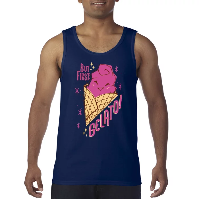 But First Gelato Cute Tank Top