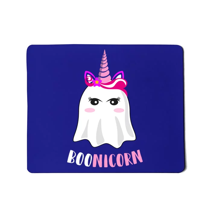 Boonicorn Funny Halloween Unicorn Ghost Pun Joke Gift Cool Gift Mousepad