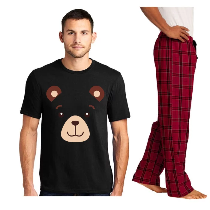 Bear Face Halloween Costume Gift Pajama Set