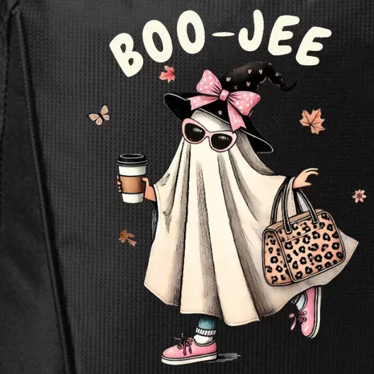 Boojee Funny Halloween Boujee Shopping Ghost Fall City Backpack