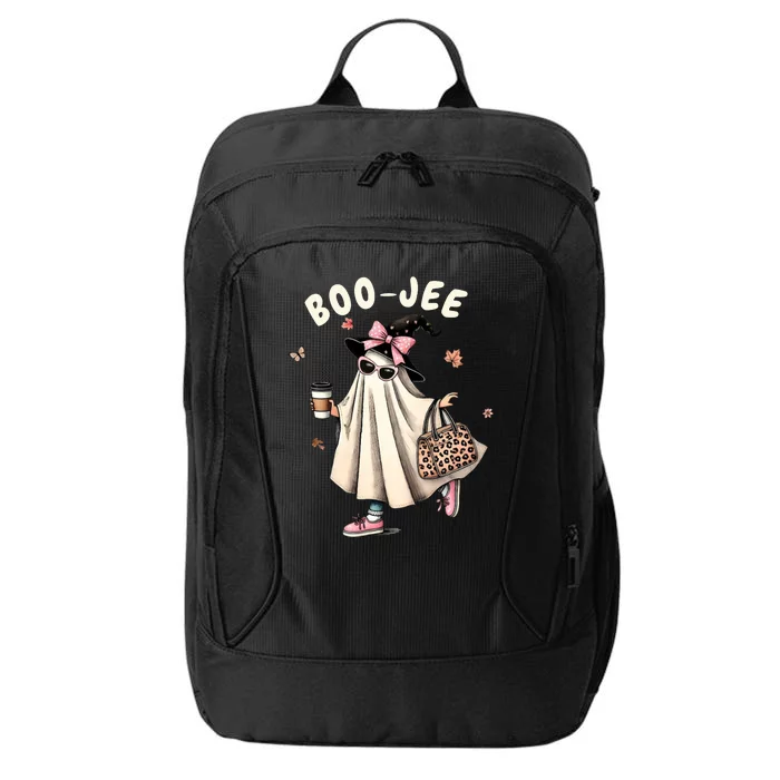 Boojee Funny Halloween Boujee Shopping Ghost Fall City Backpack