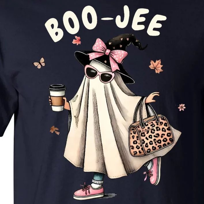 Boojee Funny Halloween Boujee Shopping Ghost Fall Tall T-Shirt