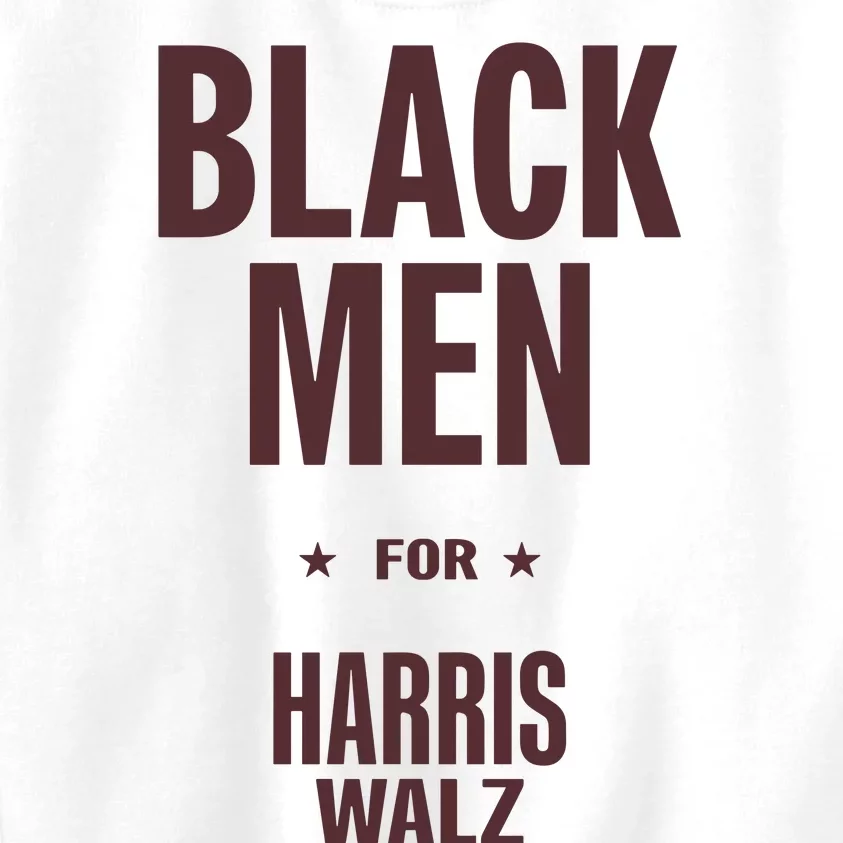 Black For Harris Walz Kids Sweatshirt