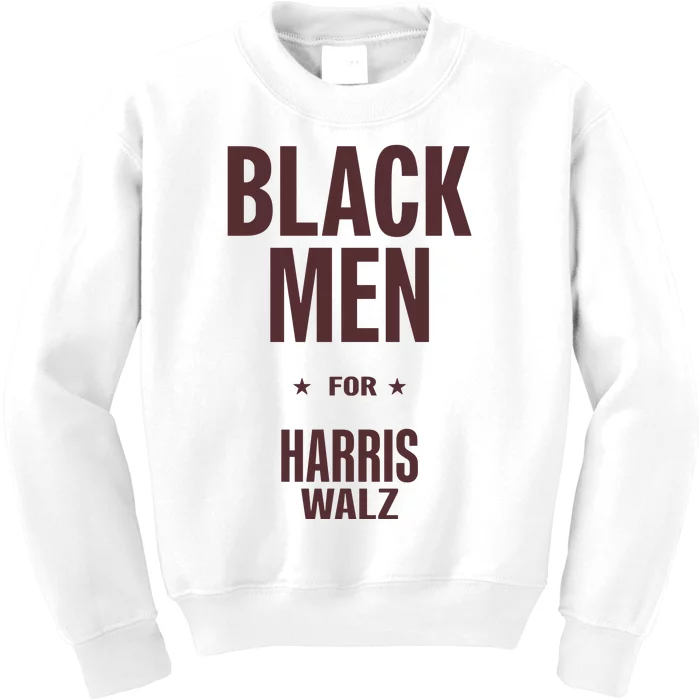 Black For Harris Walz Kids Sweatshirt