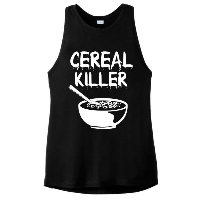 Breakfast Food Humor Ladies Tri-Blend Wicking Tank