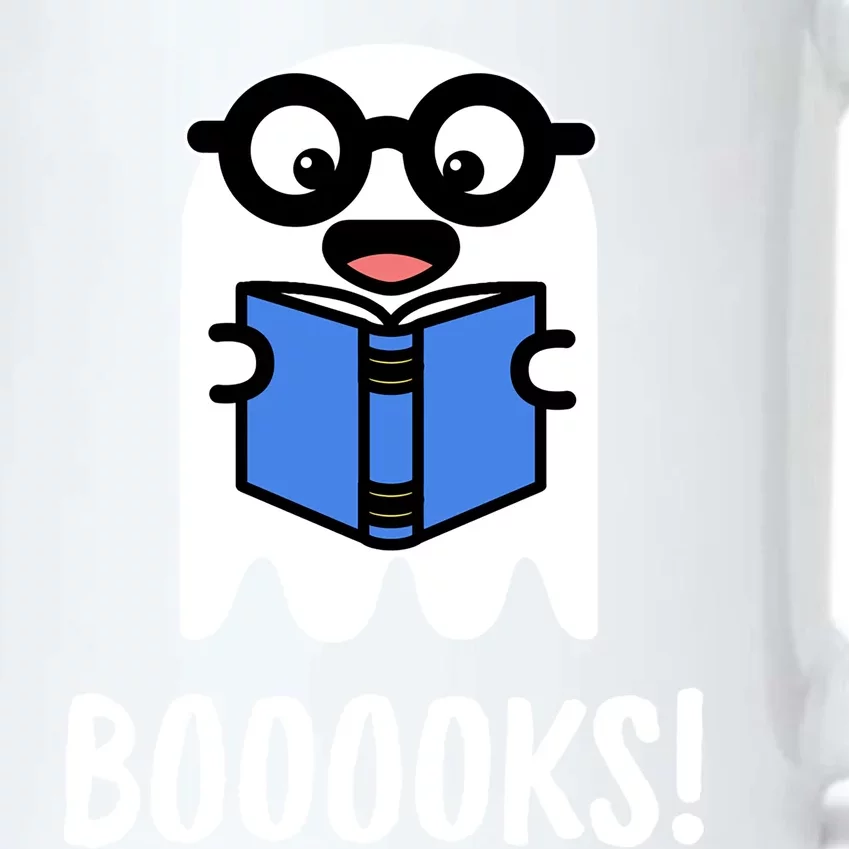 Booooks Funny Halloween Cute Ghost Reading Books Pun Gift Black Color Changing Mug