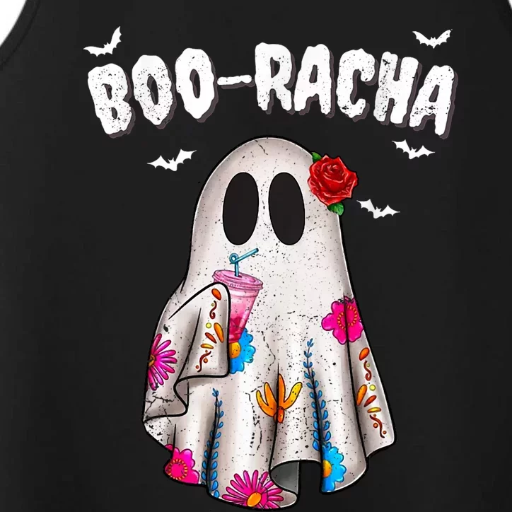 Booracha Funny Halloween Ghost Boo Jee Ghost For Halloween Performance Tank