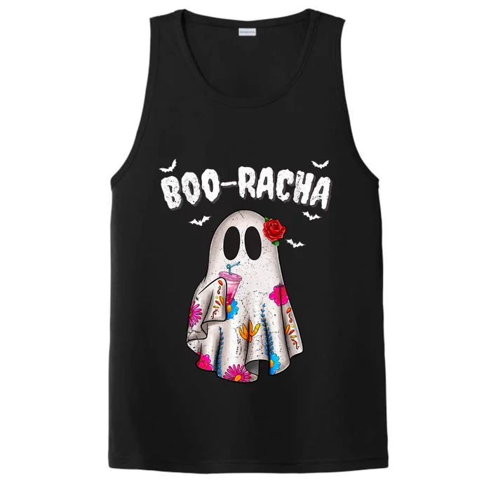 Booracha Funny Halloween Ghost Boo Jee Ghost For Halloween Performance Tank