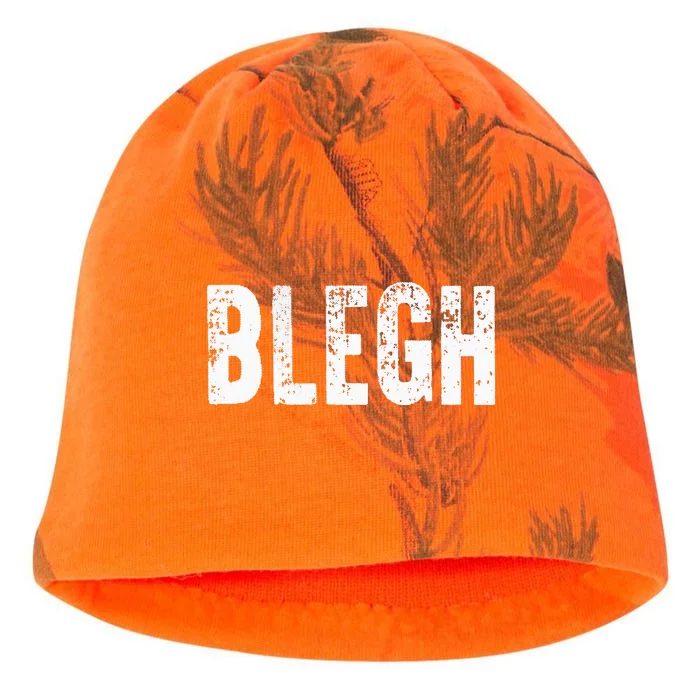 BLEGH Funny Heavy Metal Metalcore Rock Music Singer Vocalist Kati - Camo Knit Beanie