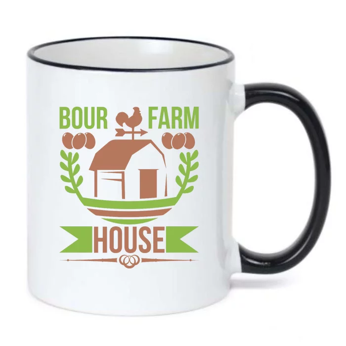 Bour Farm House Black Color Changing Mug