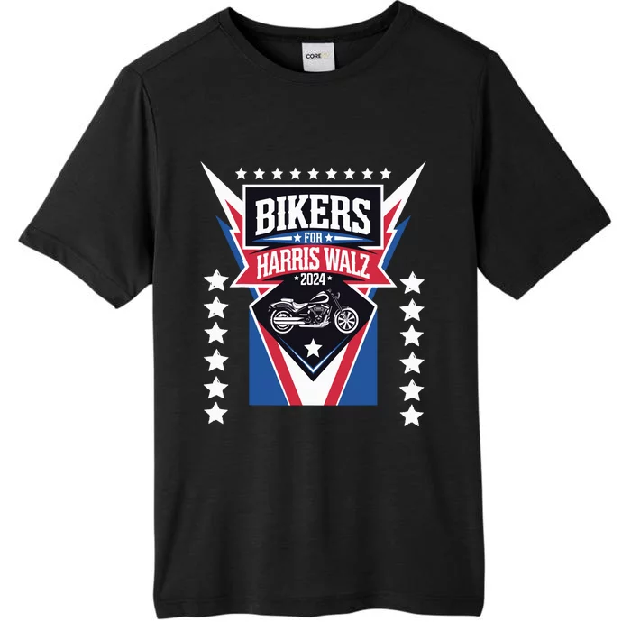 Bikers For Harris Walz 2024 Harris Waltz 2024 Election ChromaSoft Performance T-Shirt