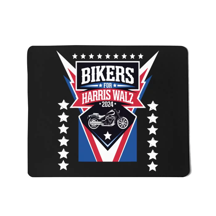 Bikers For Harris Walz 2024 Harris Waltz 2024 Election Mousepad