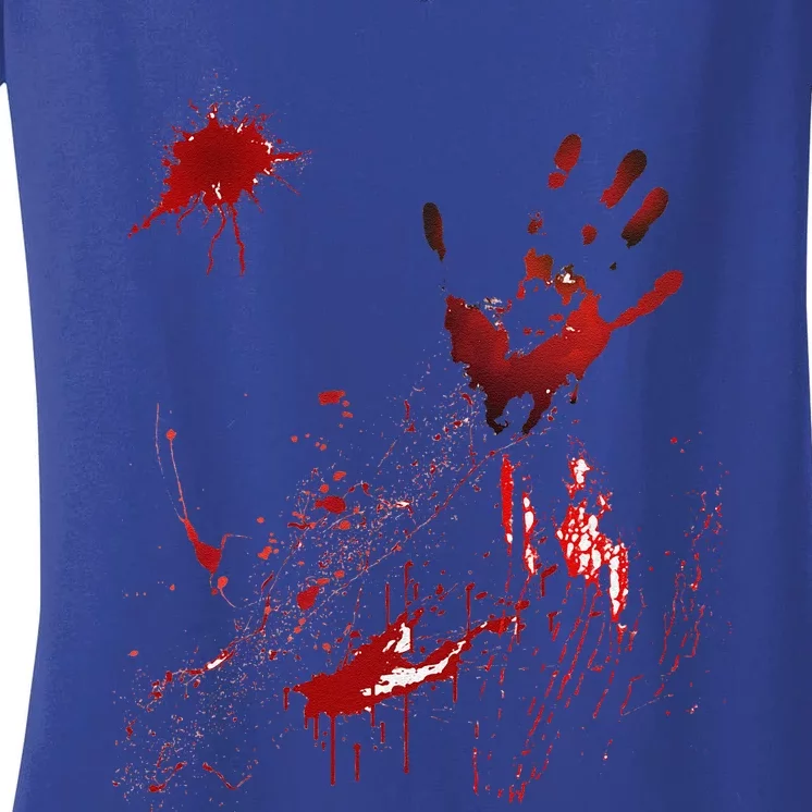 Bloody For Halloween Women's V-Neck T-Shirt