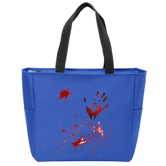 Bloody For Halloween Zip Tote Bag