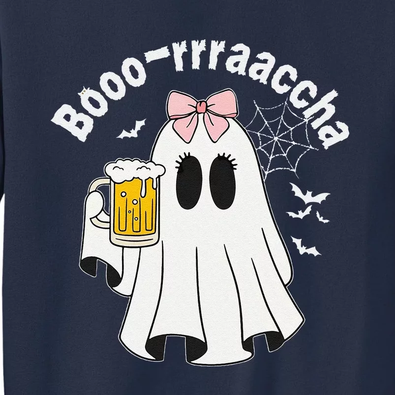 Booracha Funny Halloween Ghost Beer Design Borracha Sweatshirt