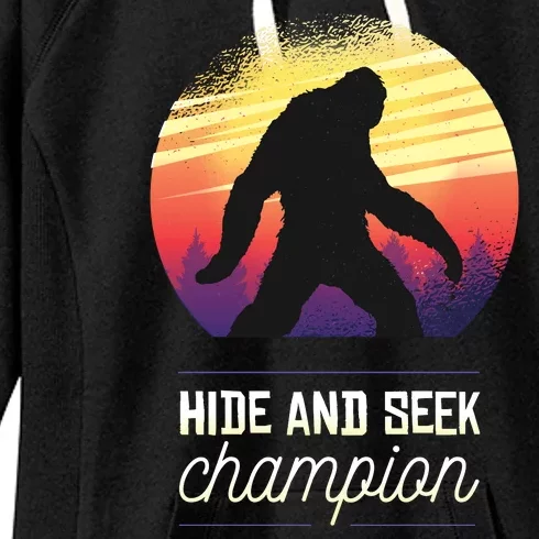 Big Foot Hide And Seek Champion Women's Fleece Hoodie