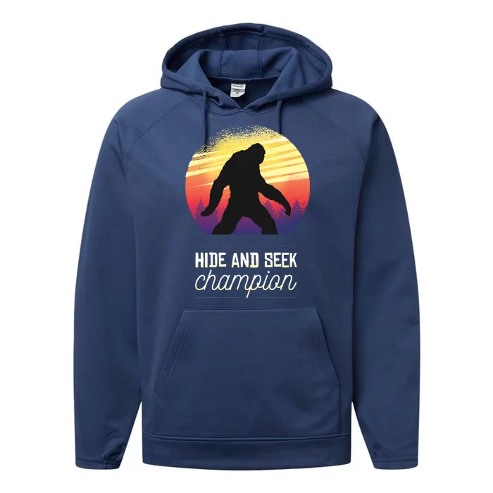 Big Foot Hide And Seek Champion Performance Fleece Hoodie