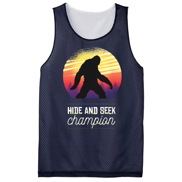 Big Foot Hide And Seek Champion Mesh Reversible Basketball Jersey Tank