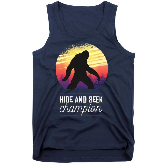 Big Foot Hide And Seek Champion Tank Top