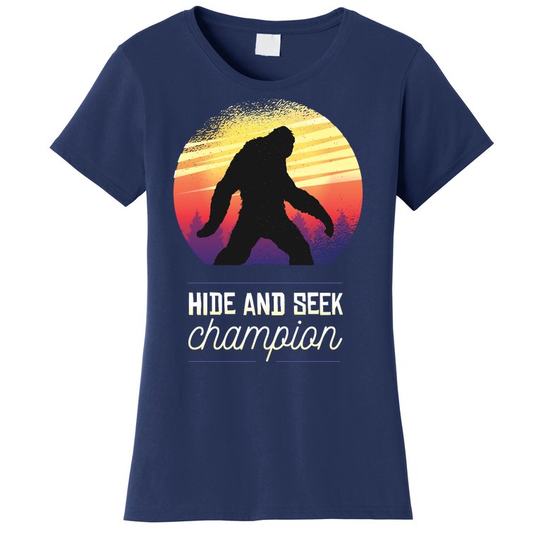 Big Foot Hide And Seek Champion Women's T-Shirt