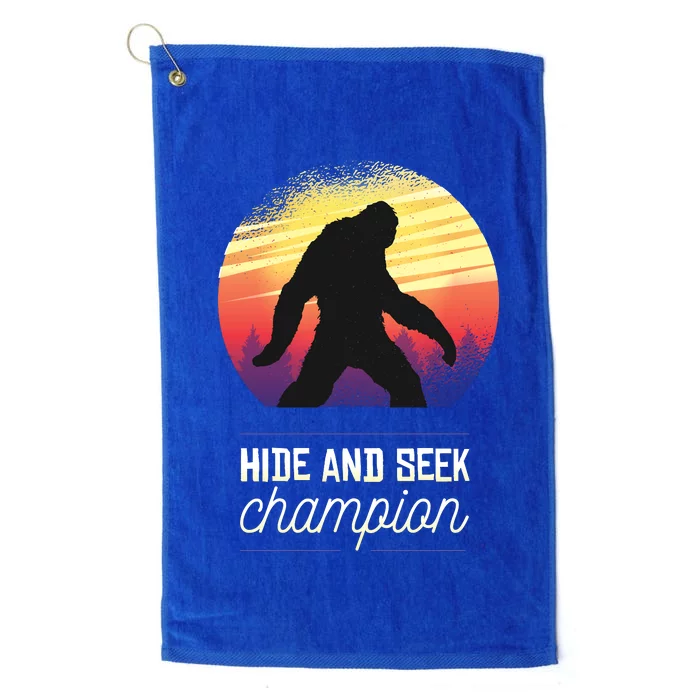 Big Foot Hide And Seek Champion Platinum Collection Golf Towel