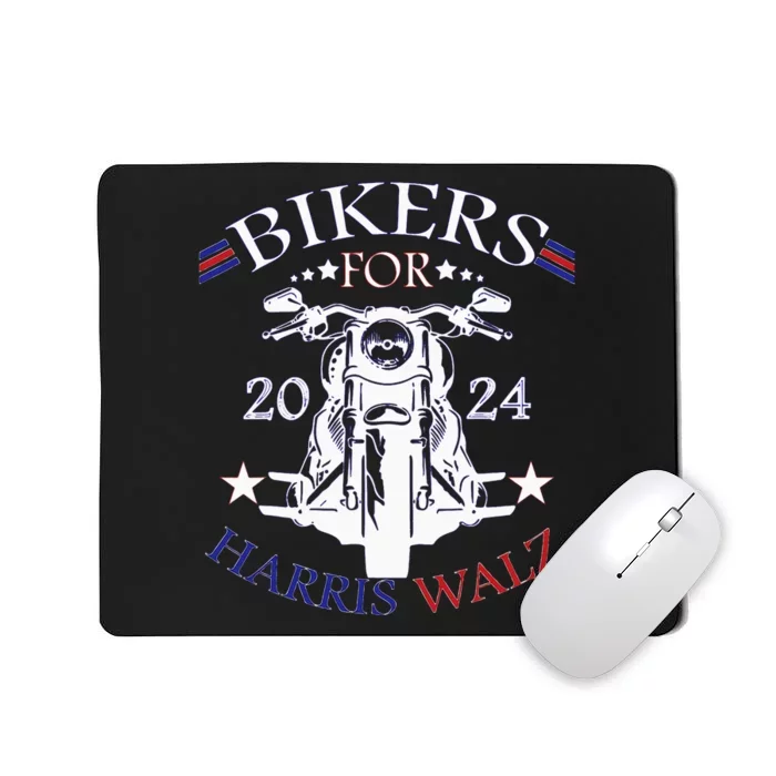 Bikers For Harris Walz 2024 Harris Waltz 2024 Election Mousepad