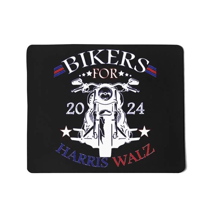 Bikers For Harris Walz 2024 Harris Waltz 2024 Election Mousepad