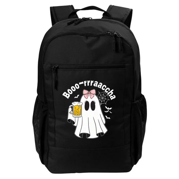 Booracha Funny Halloween Ghost Beer Design Borracha Daily Commute Backpack