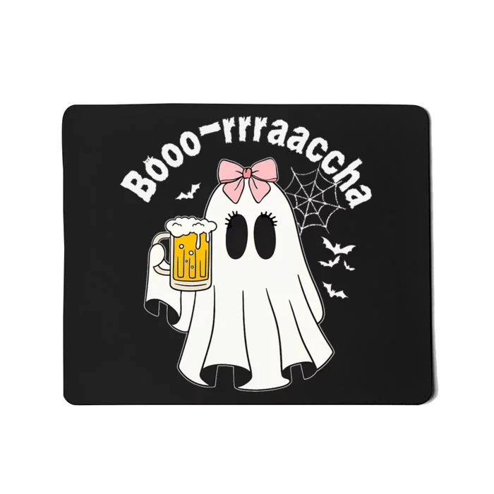 Booracha Funny Halloween Ghost Beer Design Borracha Mousepad