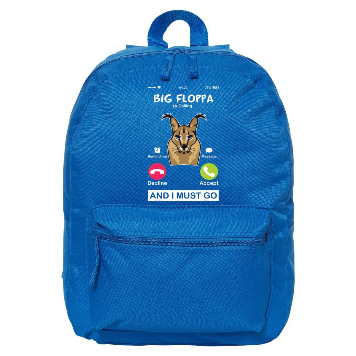 Big Floppa Is Calling Caracal Big Cat Floopa Memes 16 in Basic Backpack ...