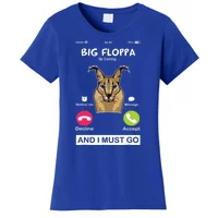 Big Floppa My Beloved Caracal Cat Meme - Camiseta con cuello en V para mujer