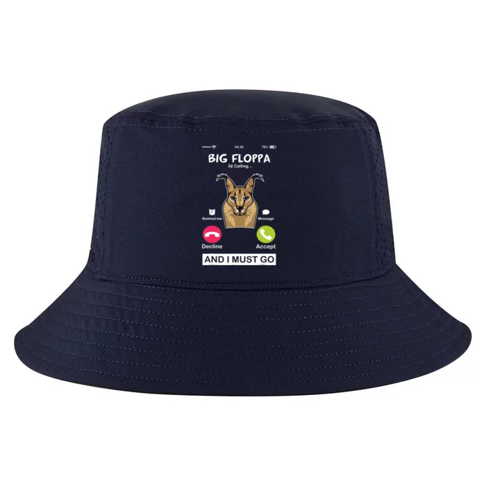 Big Floppa Is Calling Caracal Big Cat Floopa Memes Cool Comfort Performance Bucket Hat