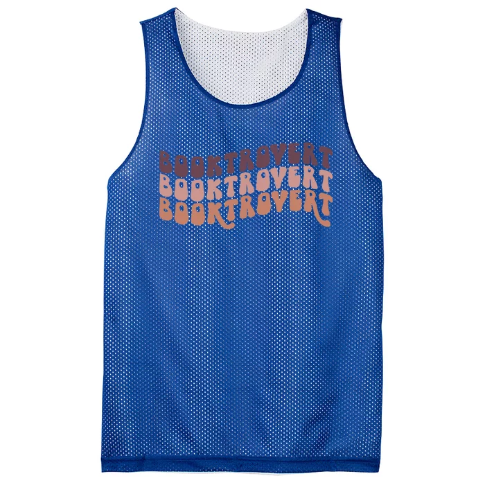 Booktrovert Funny Introvert Book Lover Bookworm Gift Mesh Reversible Basketball Jersey Tank