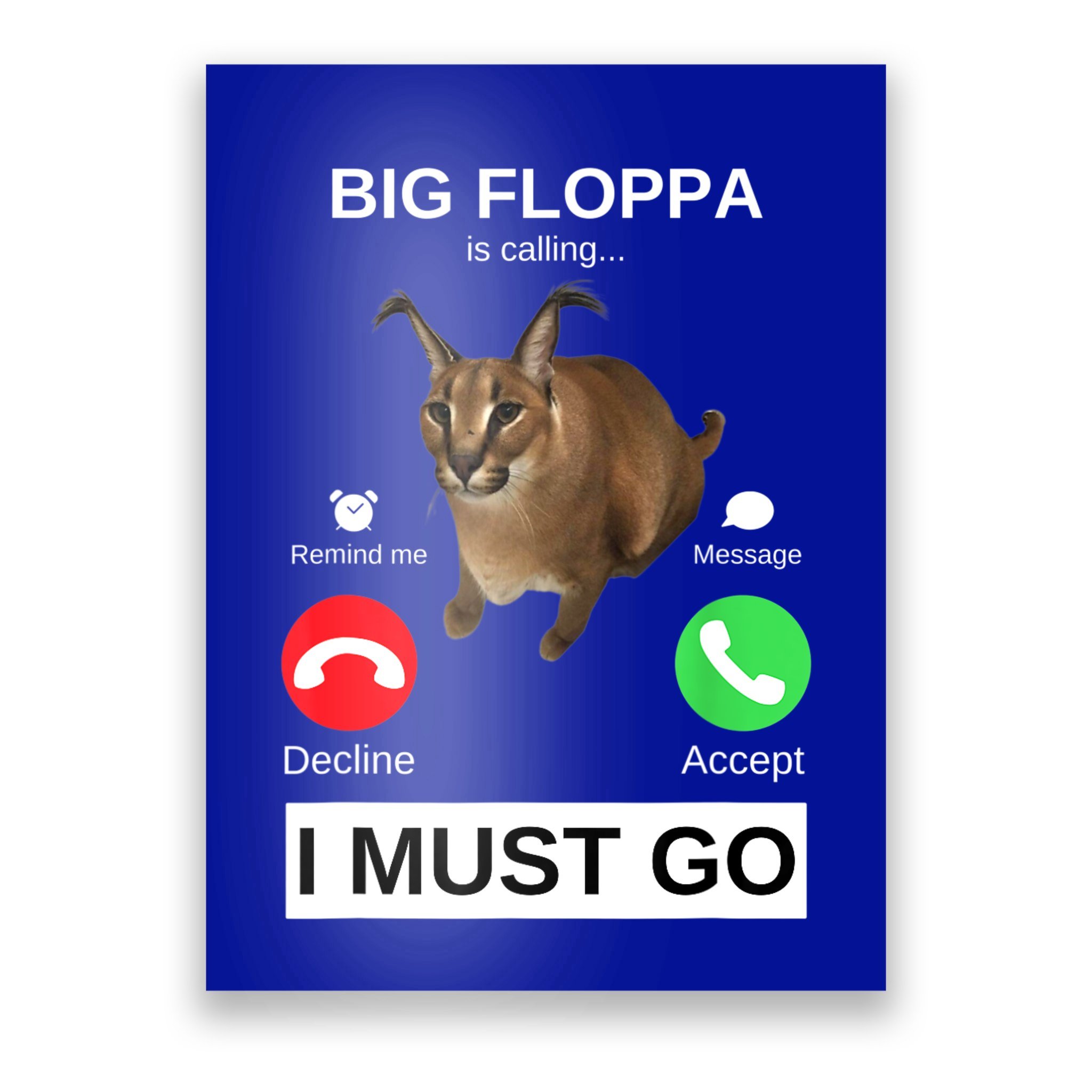 Big Floppa Cat Meme | Sticker
