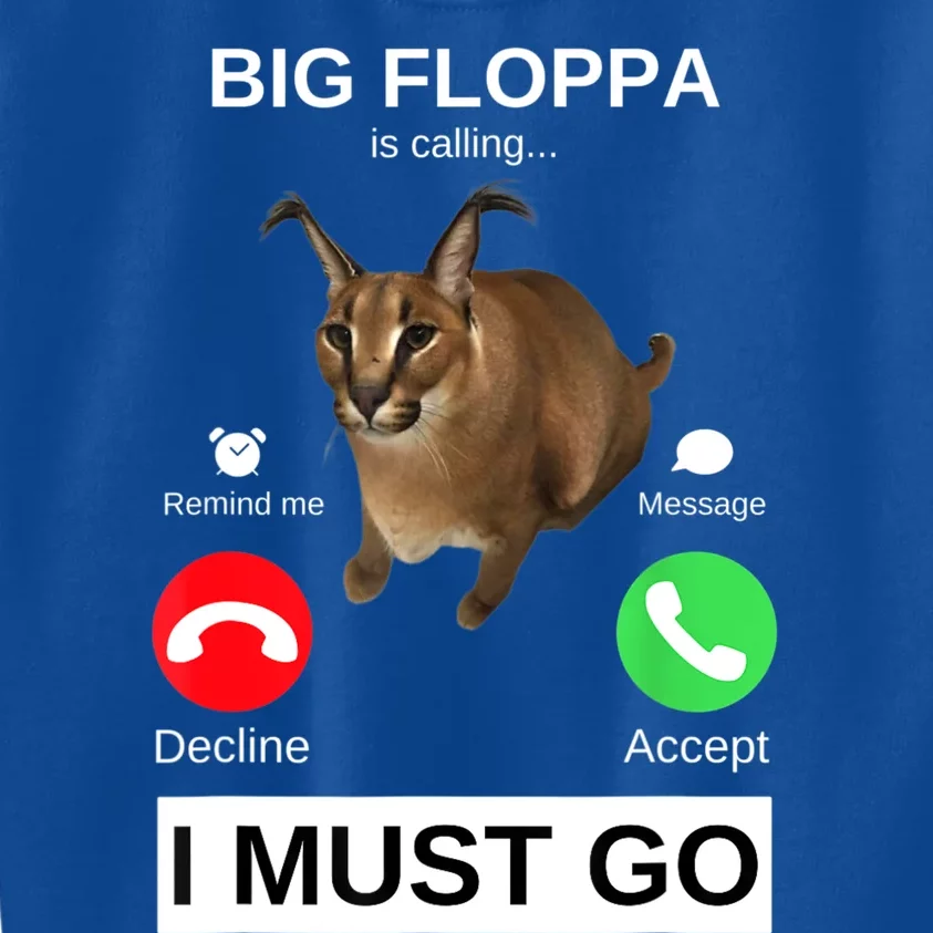 Tops Big Floppa Meme Lindo Gato Caracal Impreso Sudaderas Co