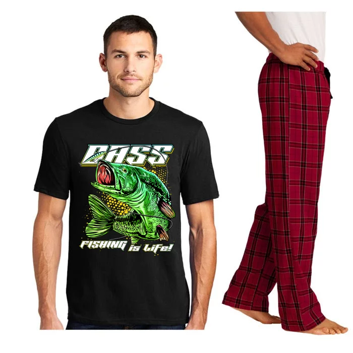 Bass Fishing Is Life Pajama Set