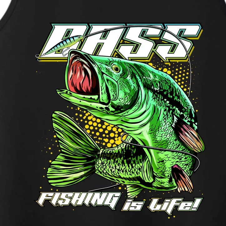 Bass Fishing Is Life Performance Tank