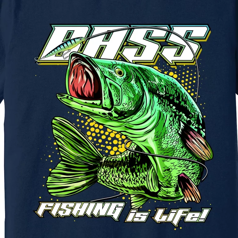 Bass Fishing Is Life Premium T-Shirt