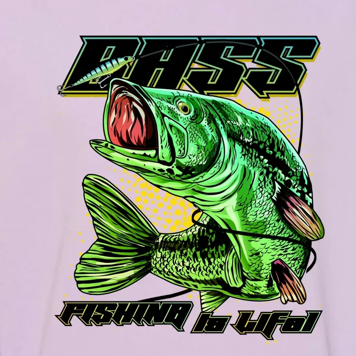 Bass Fishing Is Life Garment-Dyed Sweatshirt