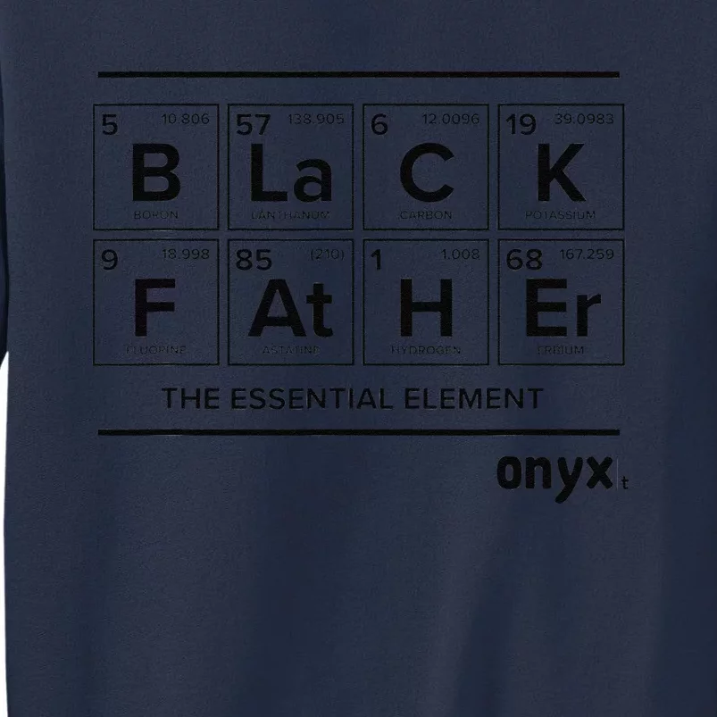 Black Father Is The Essential Element Fathers Day Onyx Sweatshirt